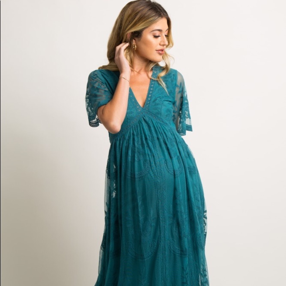 Pink Blush Maternity Dress